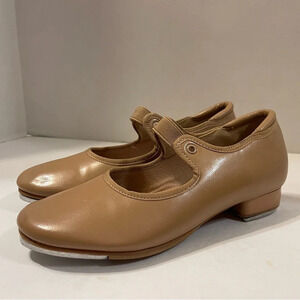 Balera Tan Tap Shoes Girls Size 3.5A M